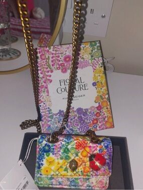 Multicolor Quilted Shoulder Bag